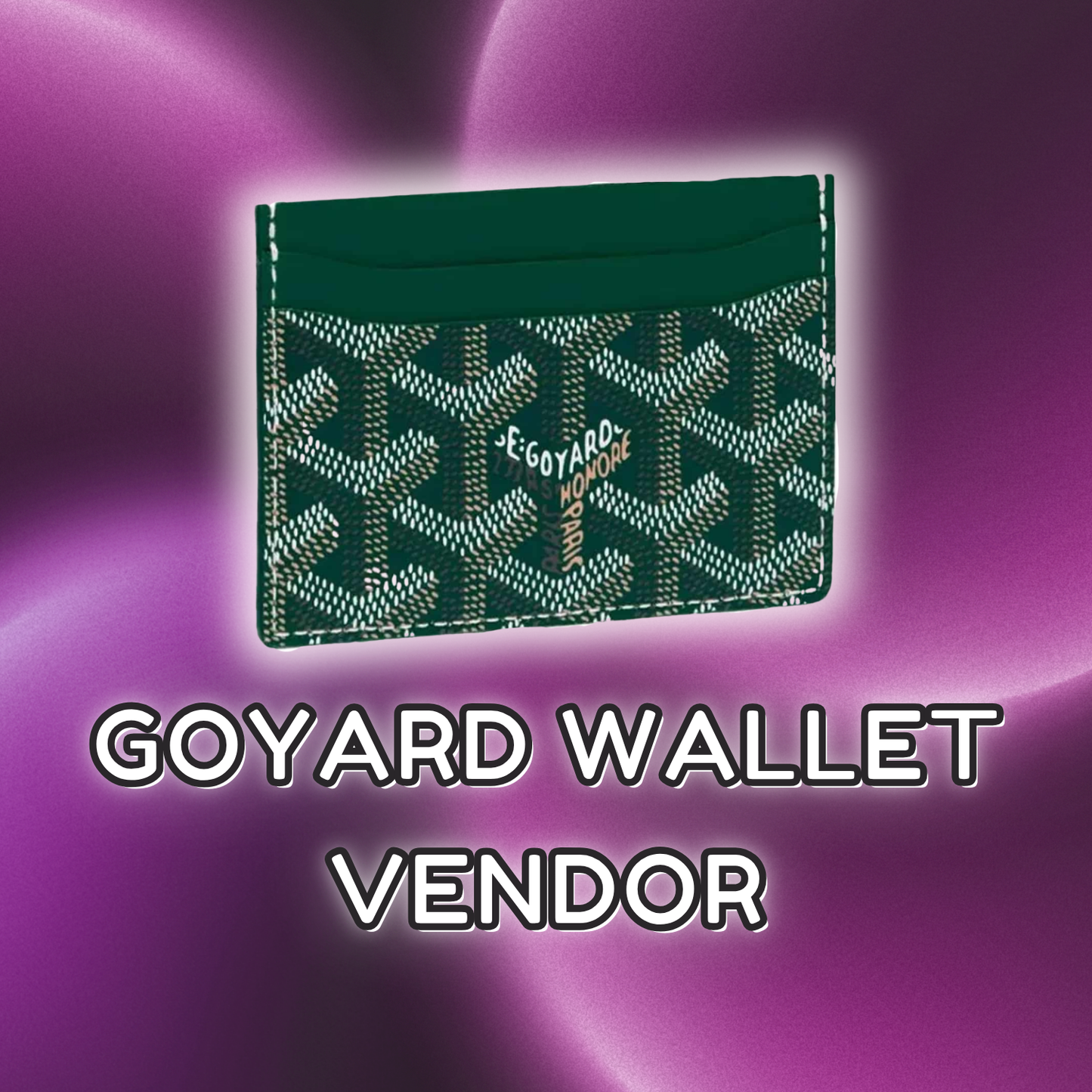 Goyard Wallet Vendor